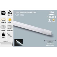 18W 120 CM FLORESAN BEYAZ GÜNIŞIĞI